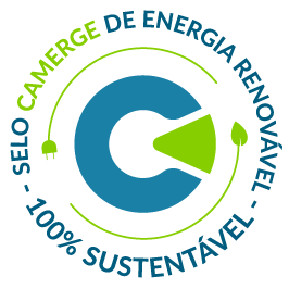 Selo Camerge 100% Renovável